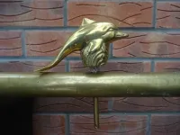 DOLPHIN (SMALL) ON A WAVE TILLER PIN